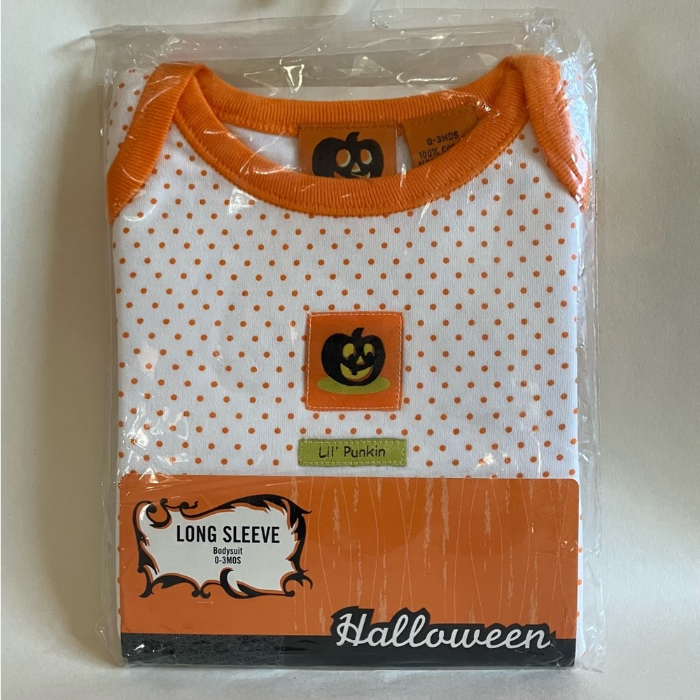 Long Sleeve Halloween Onesie